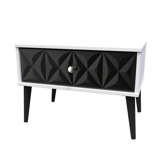 Pixel 1 Drawer Midi Chest with Dark Scandinavian Legs - Welcome Furniture