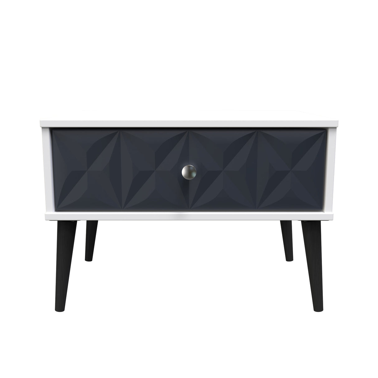 Pixel 1 Drawer Midi Chest with Dark Scandinavian Legs - Welcome Furniture