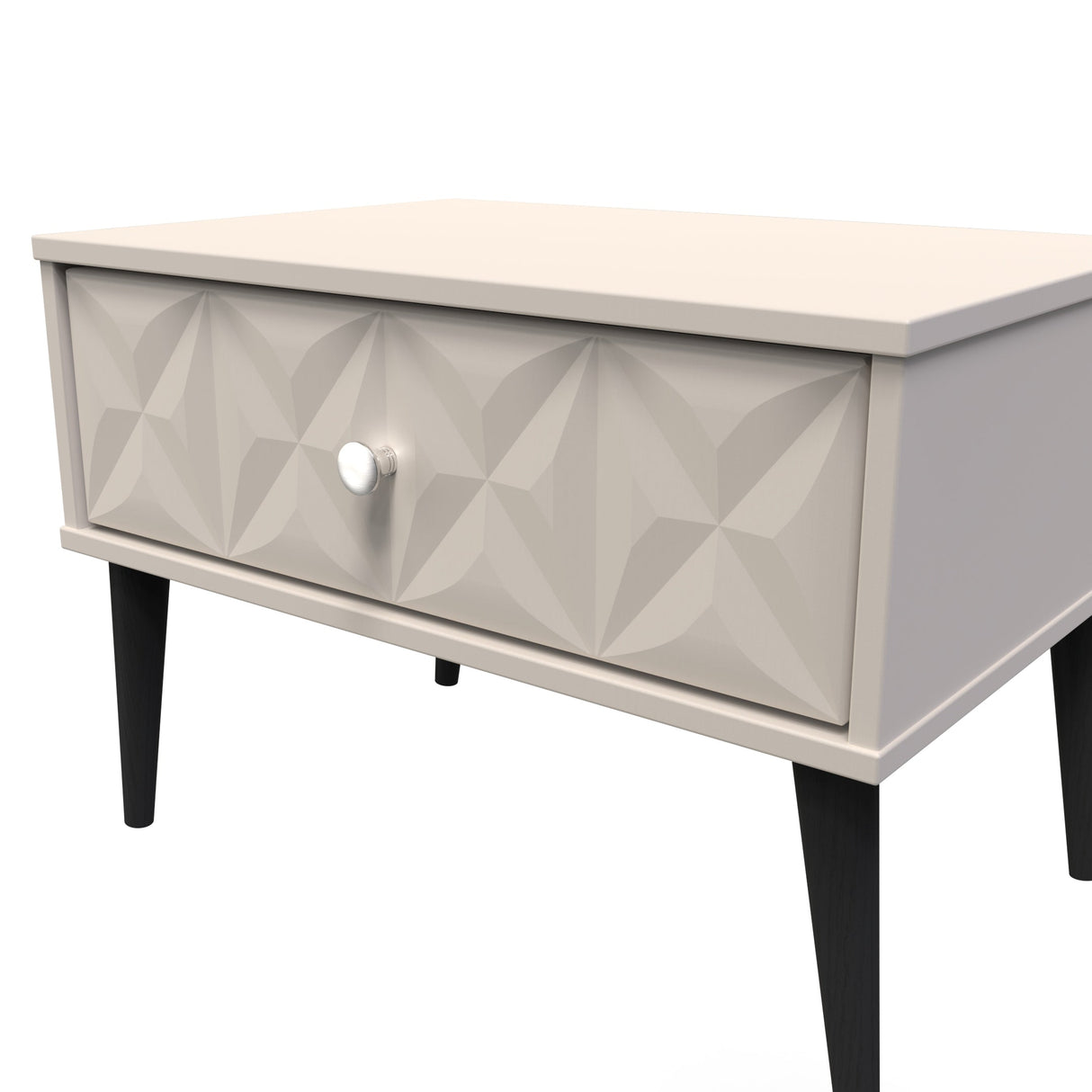 Pixel 1 Drawer Midi Chest with Dark Scandinavian Legs - Welcome Furniture