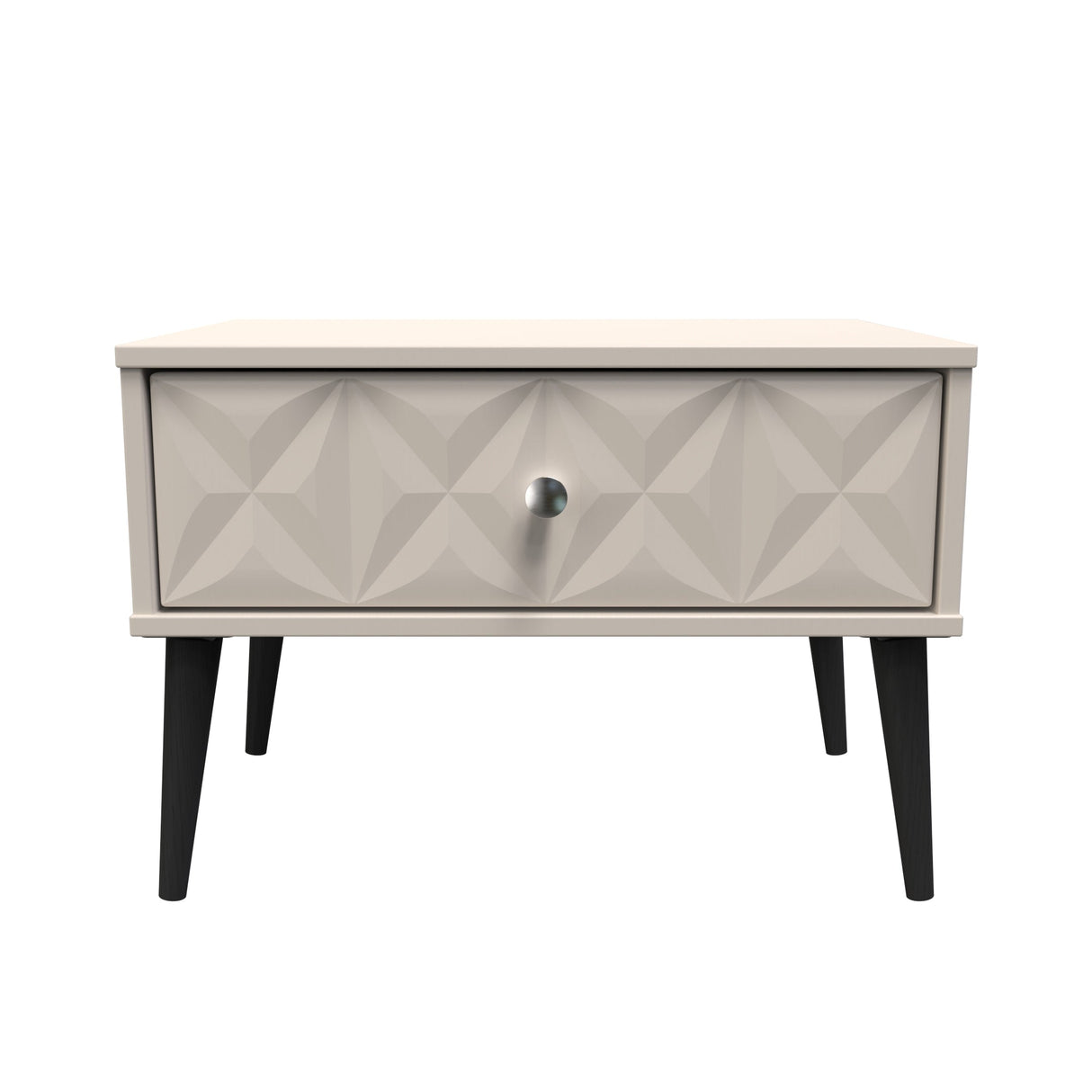 Pixel 1 Drawer Midi Chest with Dark Scandinavian Legs - Welcome Furniture
