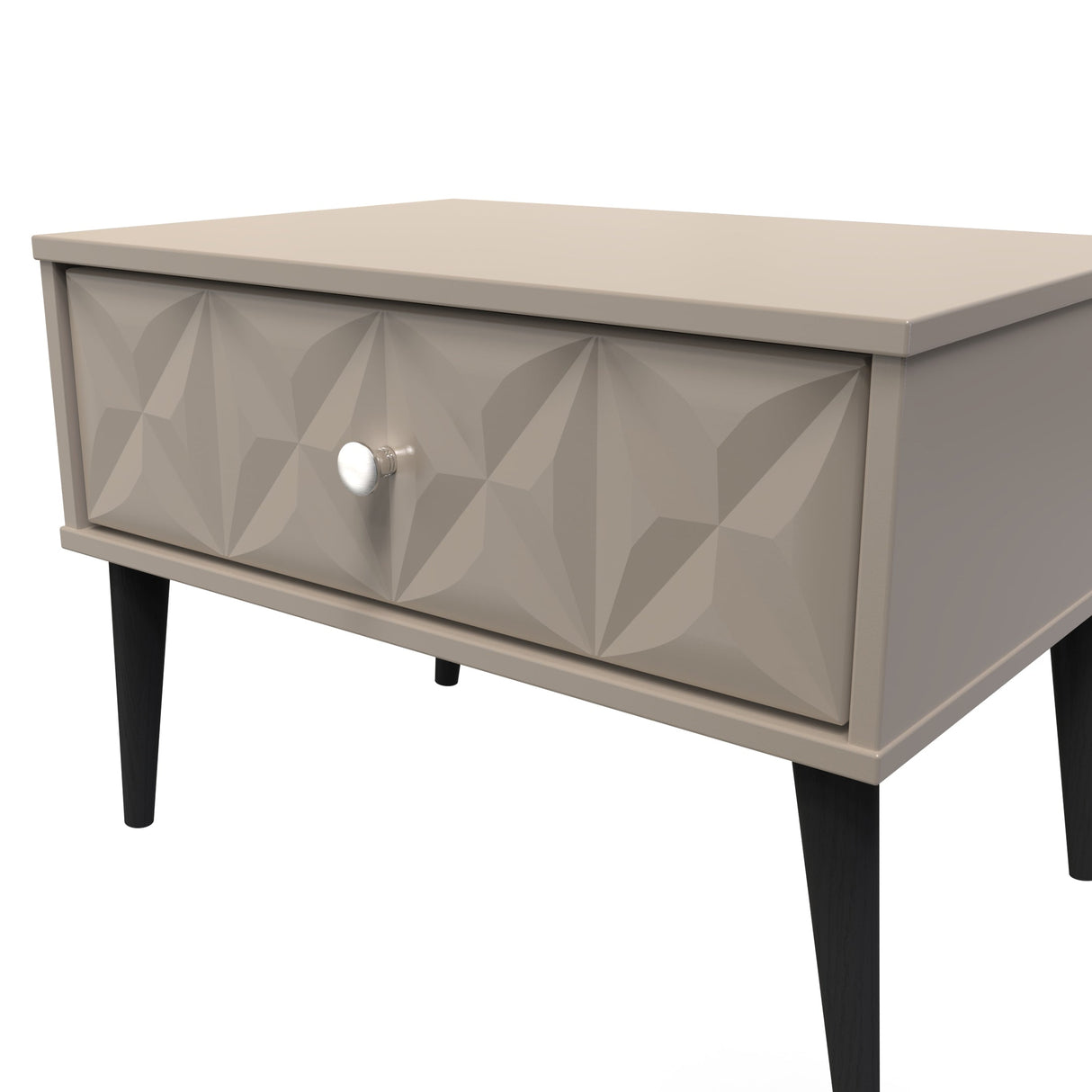 Pixel 1 Drawer Midi Chest with Dark Scandinavian Legs - Welcome Furniture