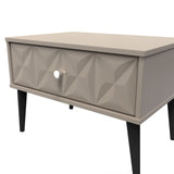 Pixel 1 Drawer Midi Chest with Dark Scandinavian Legs - Welcome Furniture