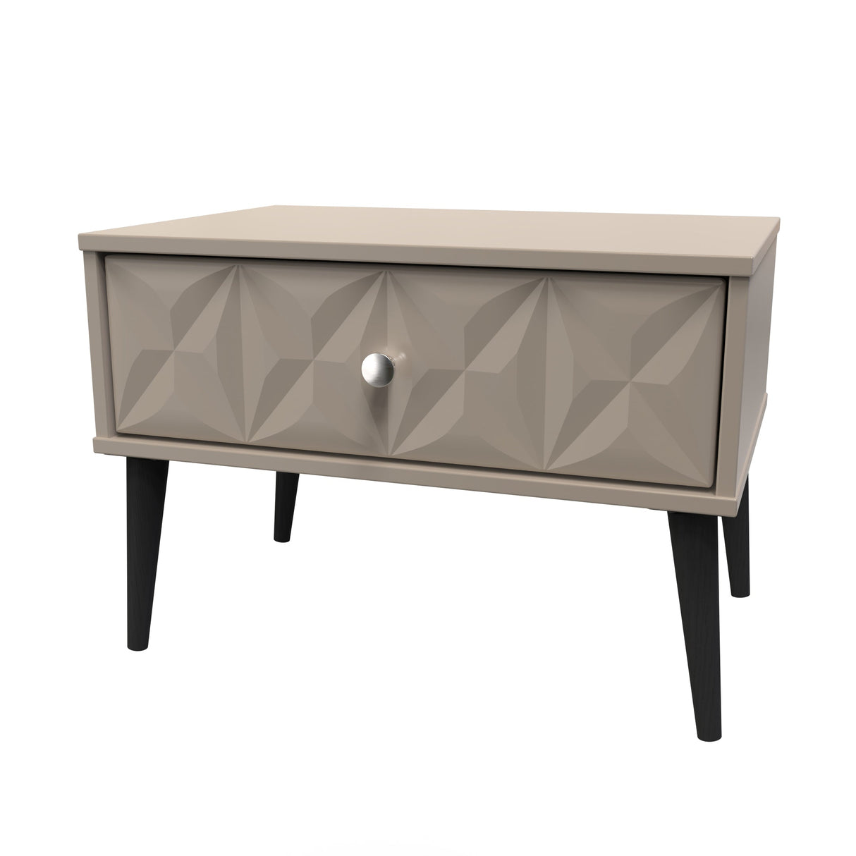 Pixel 1 Drawer Midi Chest with Dark Scandinavian Legs - Welcome Furniture