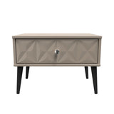 Pixel 1 Drawer Midi Chest with Dark Scandinavian Legs - Welcome Furniture