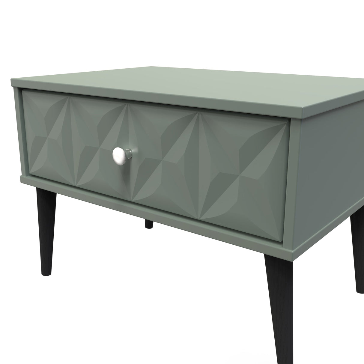 Pixel 1 Drawer Midi Chest with Dark Scandinavian Legs - Welcome Furniture
