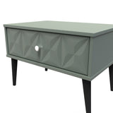 Pixel 1 Drawer Midi Chest with Dark Scandinavian Legs - Welcome Furniture