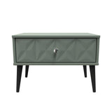 Pixel 1 Drawer Midi Chest with Dark Scandinavian Legs - Welcome Furniture