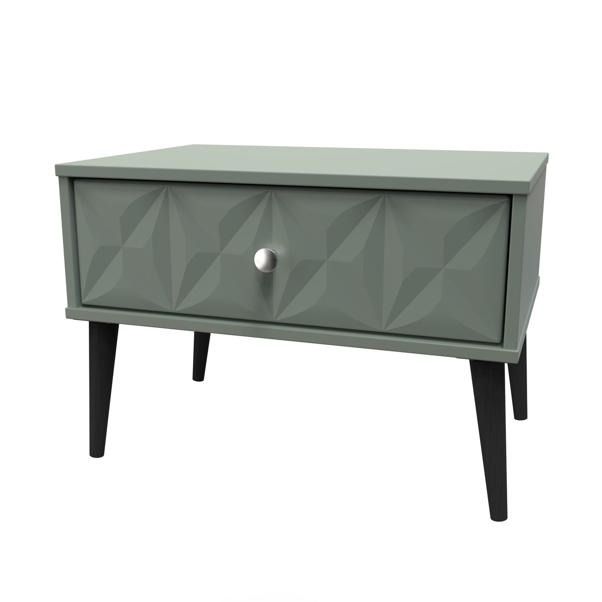 Pixel 1 Drawer Midi Chest with Dark Scandinavian Legs - Welcome Furniture