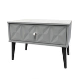Pixel 1 Drawer Midi Chest with Dark Scandinavian Legs - Welcome Furniture