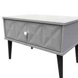Pixel 1 Drawer Midi Chest with Dark Scandinavian Legs - Welcome Furniture
