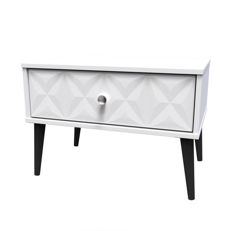 Pixel 1 Drawer Midi Chest with Dark Scandinavian Legs - Welcome Furniture