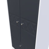 Pixel 2 Door 2 Drawer Wardrobe - Welcome Furniture