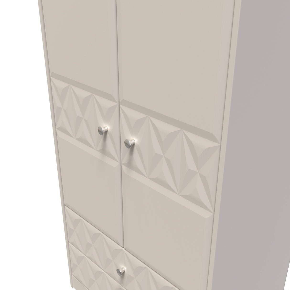Pixel 2 Door 2 Drawer Wardrobe - Welcome Furniture