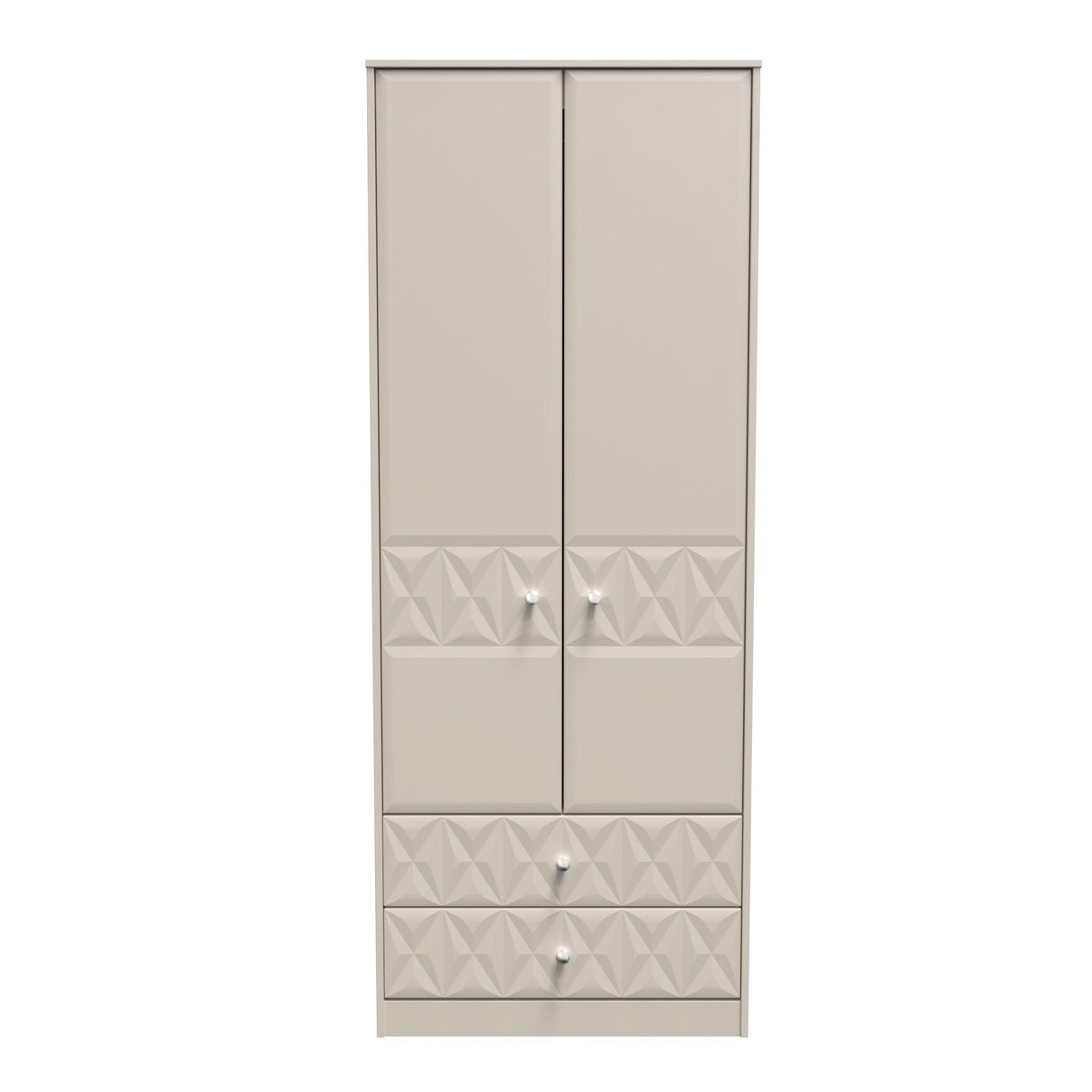 Pixel 2 Door 2 Drawer Wardrobe - Welcome Furniture
