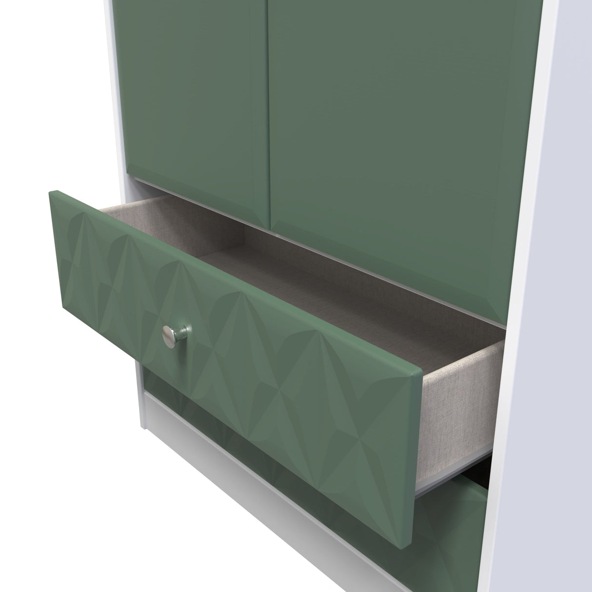 Pixel 2 Door 2 Drawer Wardrobe - Welcome Furniture