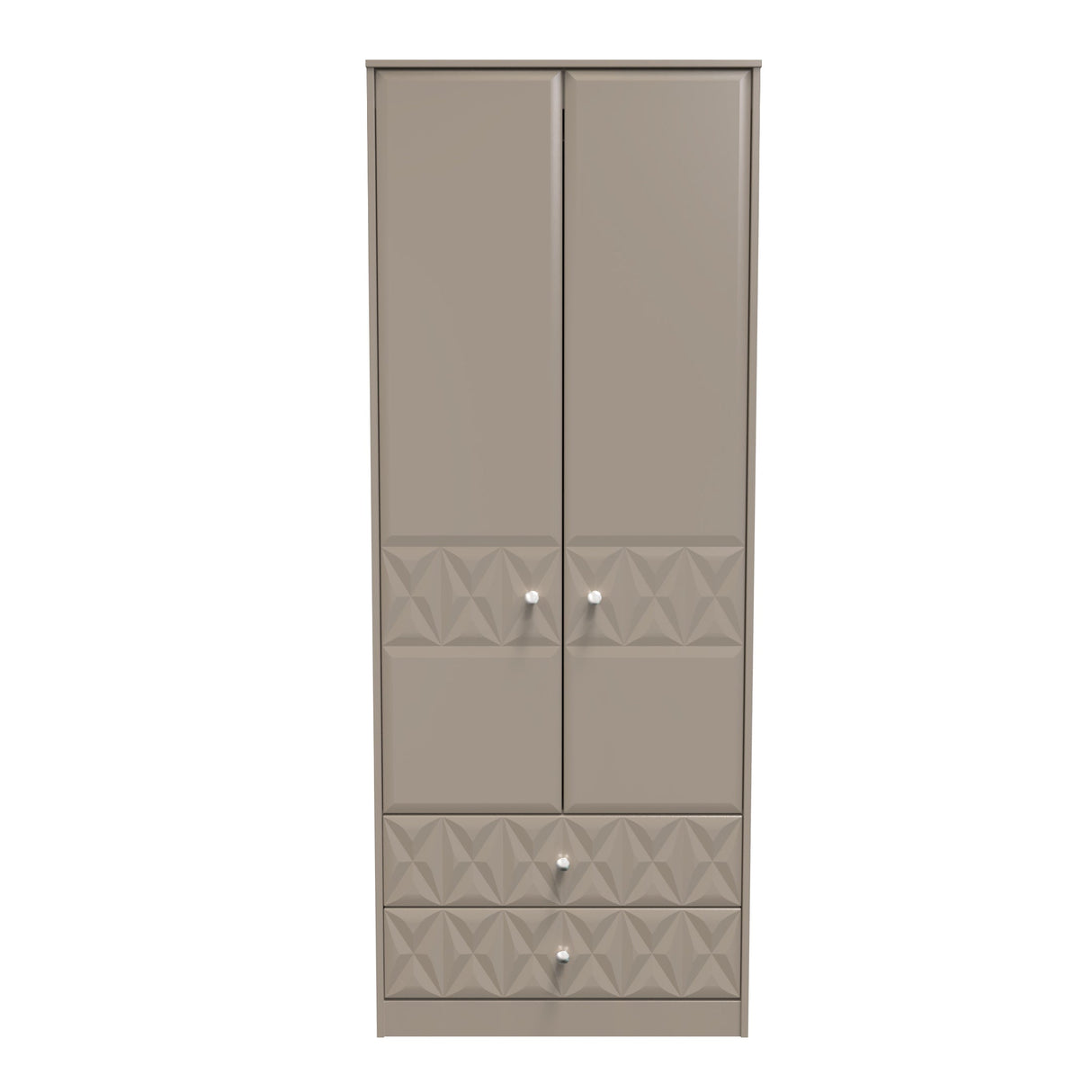 Pixel 2 Door 2 Drawer Wardrobe - Welcome Furniture