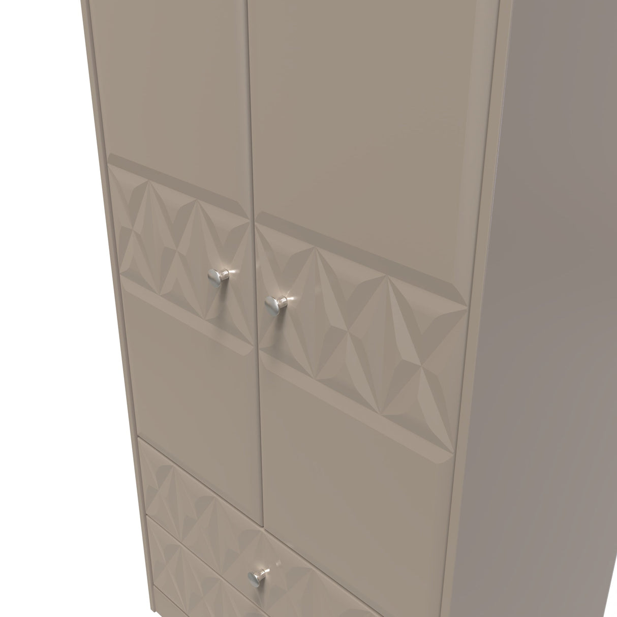 Pixel 2 Door 2 Drawer Wardrobe - Welcome Furniture