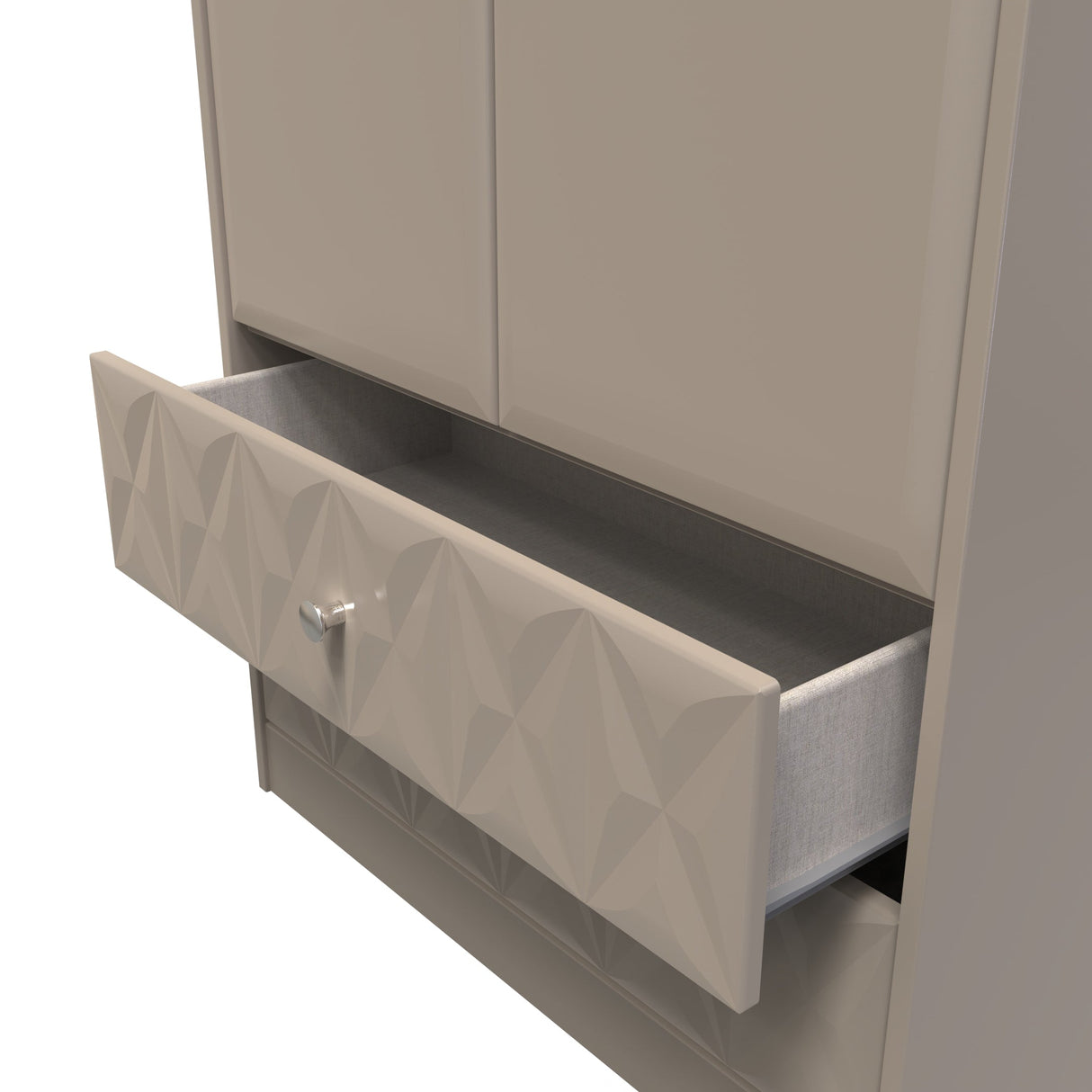 Pixel 2 Door 2 Drawer Wardrobe - Welcome Furniture