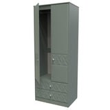 Pixel 2 Door 2 Drawer Wardrobe - Welcome Furniture