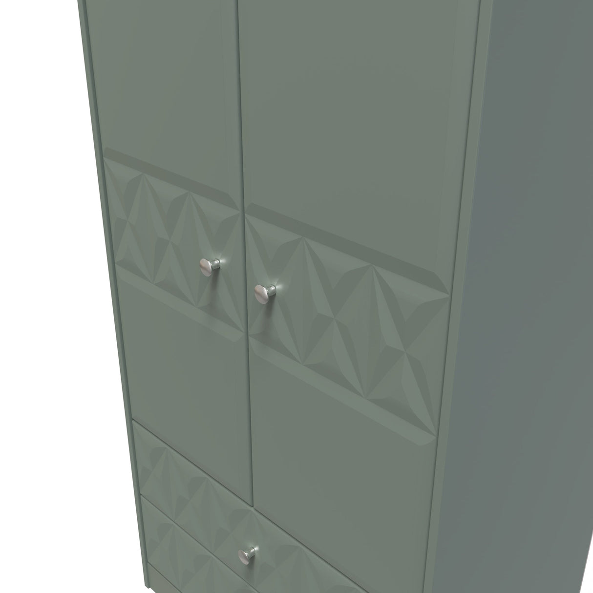 Pixel 2 Door 2 Drawer Wardrobe - Welcome Furniture