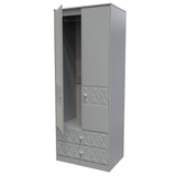 Pixel 2 Door 2 Drawer Wardrobe - Welcome Furniture