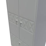 Pixel 2 Door 2 Drawer Wardrobe - Welcome Furniture