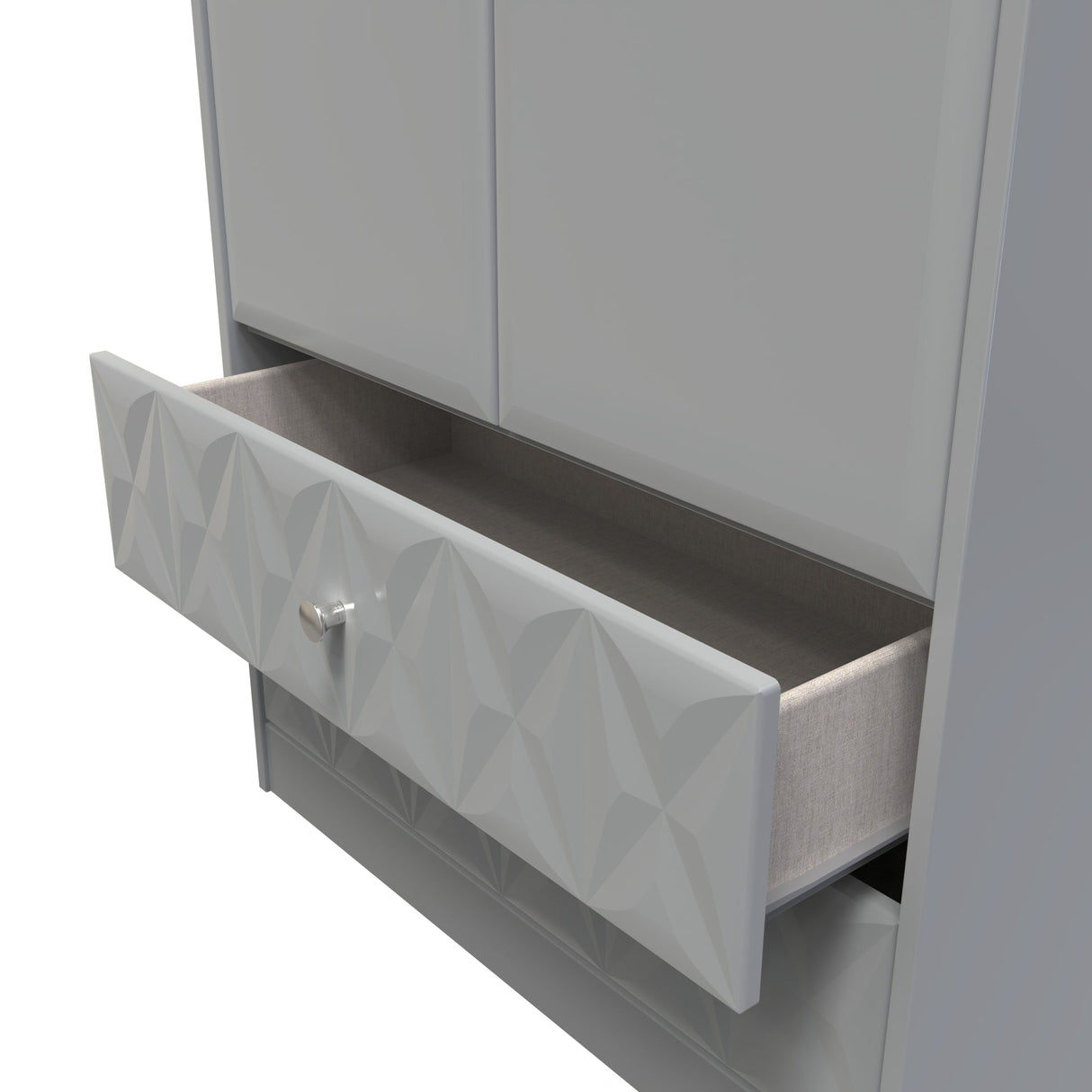 Pixel 2 Door 2 Drawer Wardrobe - Welcome Furniture
