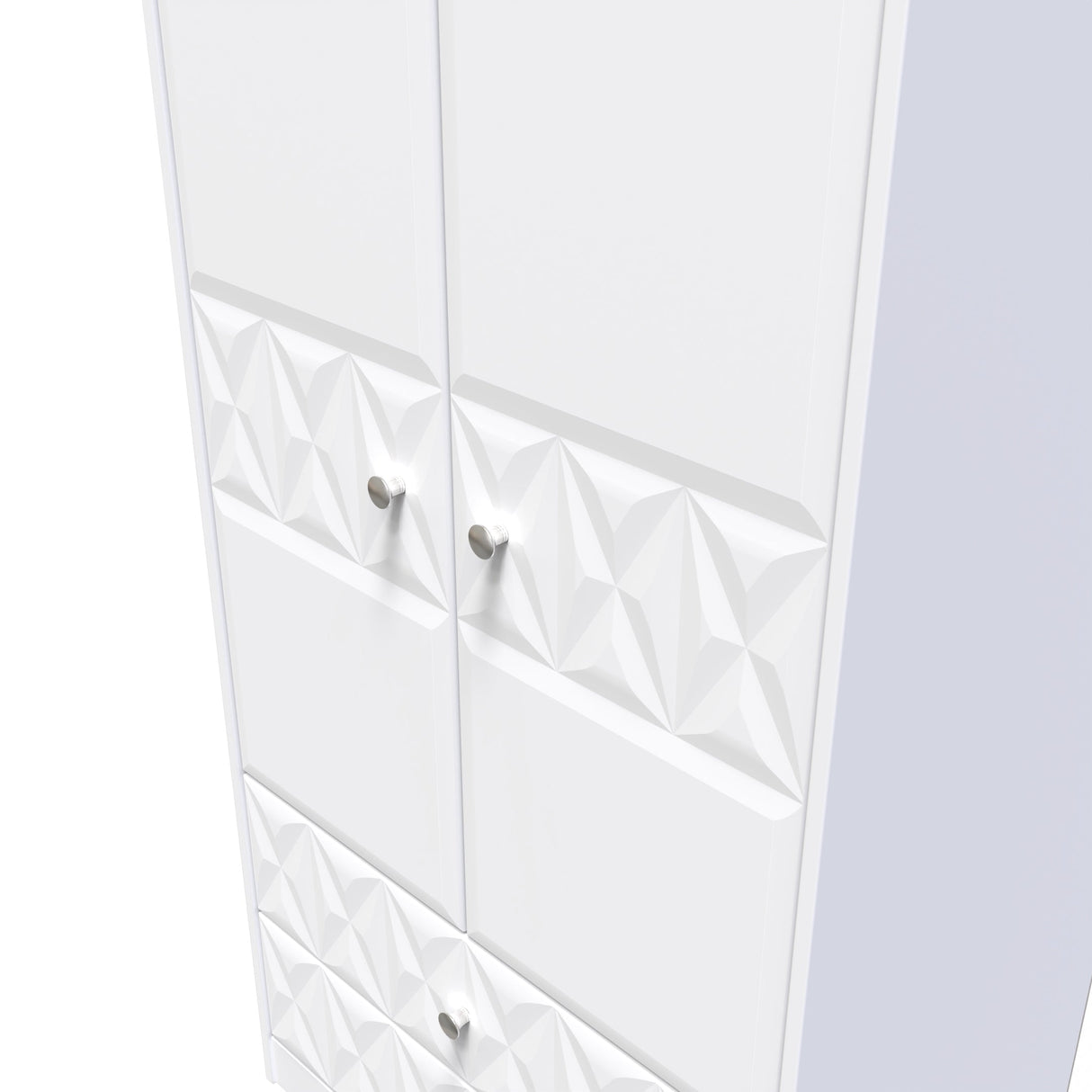 Pixel 2 Door 2 Drawer Wardrobe - Welcome Furniture