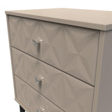 Pixel 3 Drawer Midi Chest with Dark Scandinavian Legs - Welcome Furniture