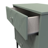 Pixel 3 Drawer Midi Chest with Dark Scandinavian Legs - Welcome Furniture