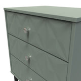 Pixel 3 Drawer Midi Chest with Dark Scandinavian Legs - Welcome Furniture
