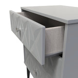Pixel 3 Drawer Midi Chest with Dark Scandinavian Legs - Welcome Furniture