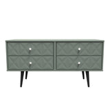 Pixel 4 Drawer Bed Box with Dark Scandinavian Legs - Welcome Furniture