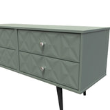 Pixel 4 Drawer Bed Box with Dark Scandinavian Legs - Welcome Furniture
