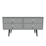 Pixel 4 Drawer Bed Box with Dark Scandinavian Legs - Welcome Furniture