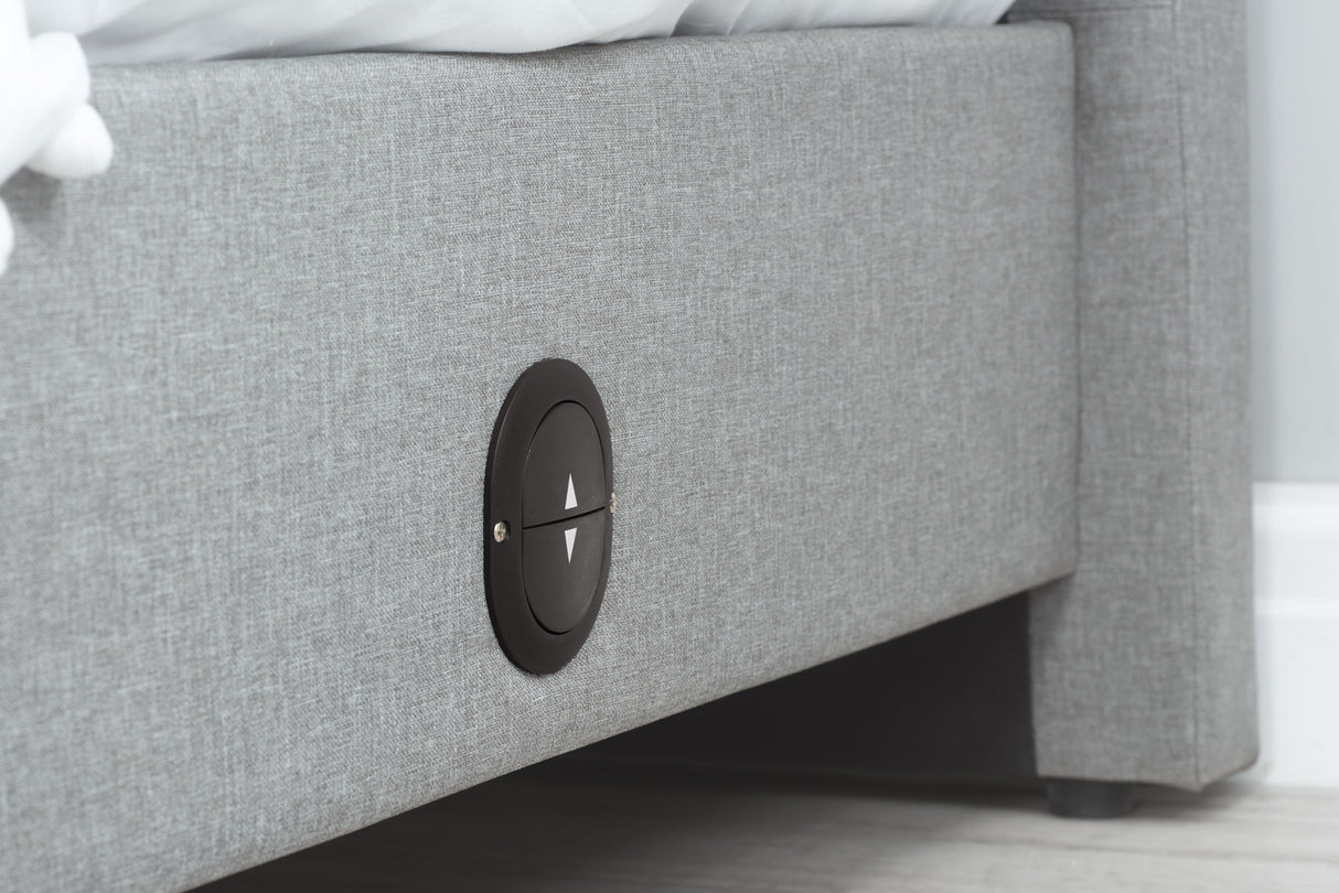 Plaza Fabric TV Storage Bed - Birlea