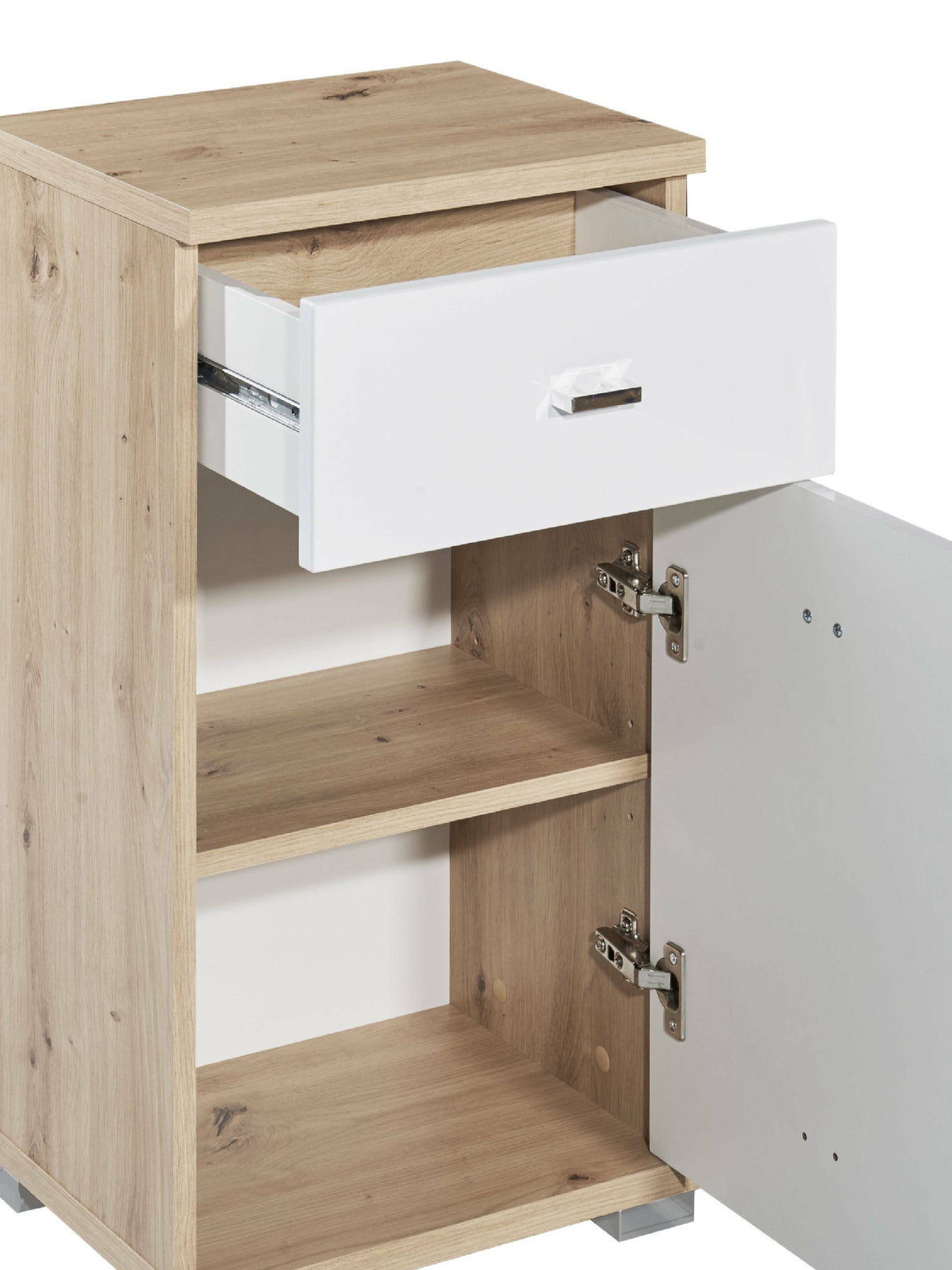 Pool 1 Door 1 Drawer Bathroom Storage Cabinet - Julian Bowen