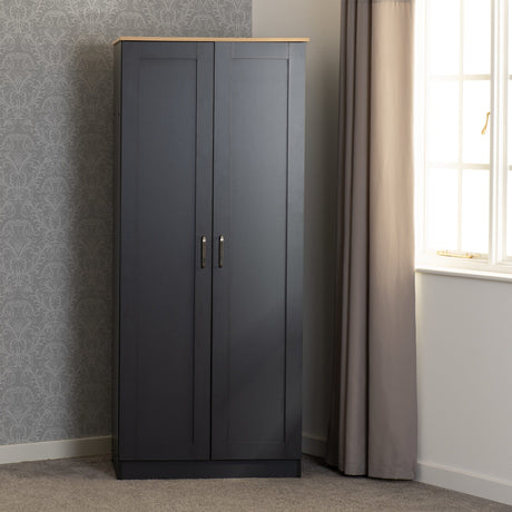 Portland 2 Door Wardrobe - Seconique