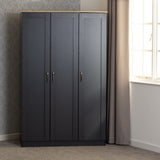 Portland 3 Door Triple Wardrobe - Seconique