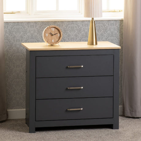 Portland 3 Drawer Chest - Seconique