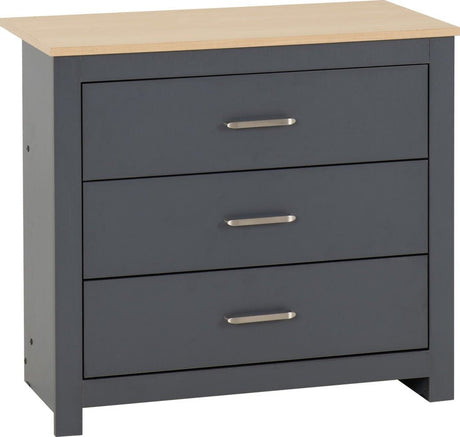 Portland 3 Drawer Chest - Seconique