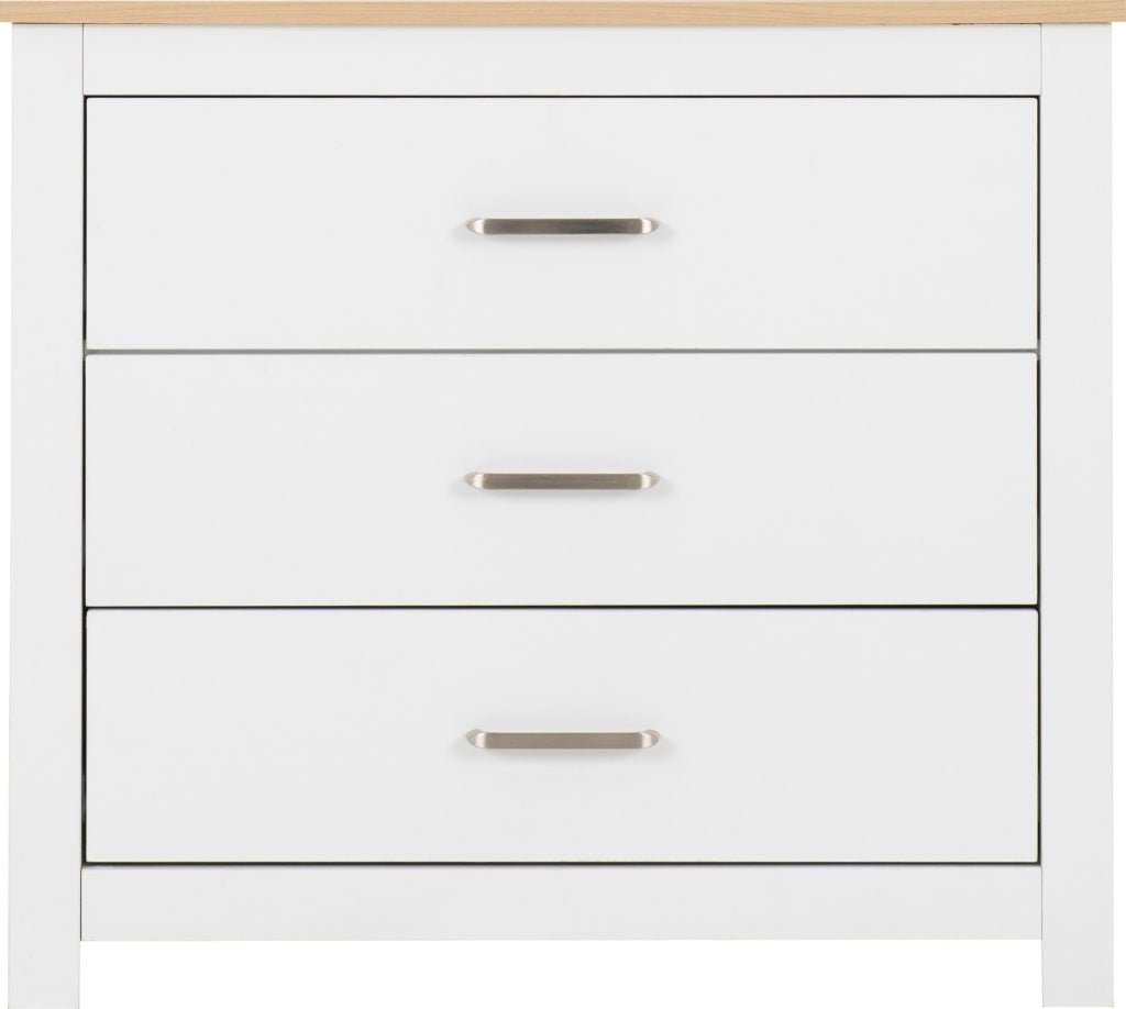 Portland 3 Drawer Chest - Seconique