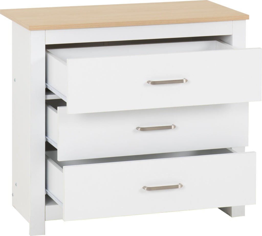 Portland 3 Drawer Chest - Seconique