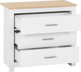 Portland 3 Drawer Chest - Seconique