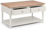 Provence 2 Drawer Coffee Table - Julian Bowen