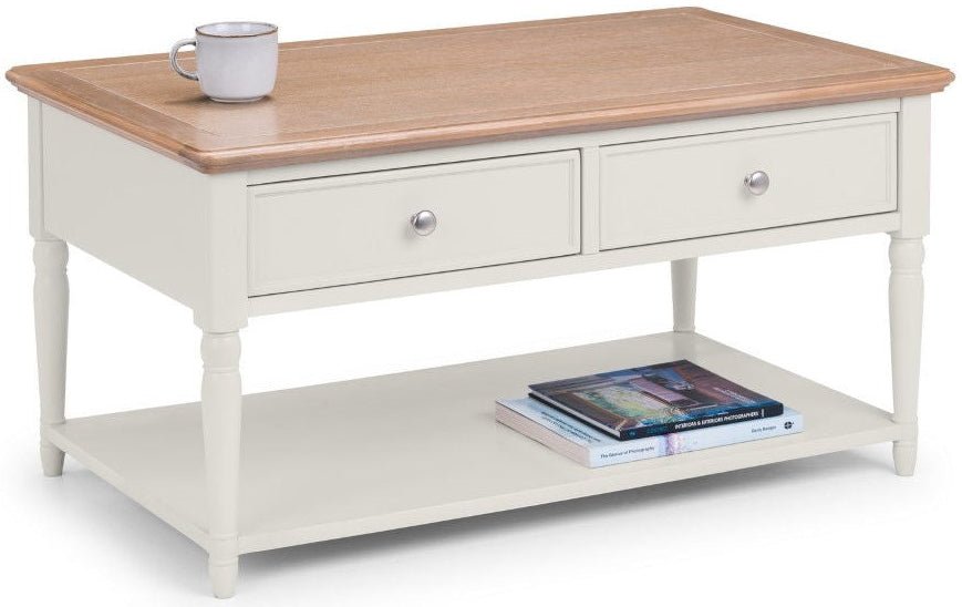 Provence 2 Drawer Coffee Table - Julian Bowen