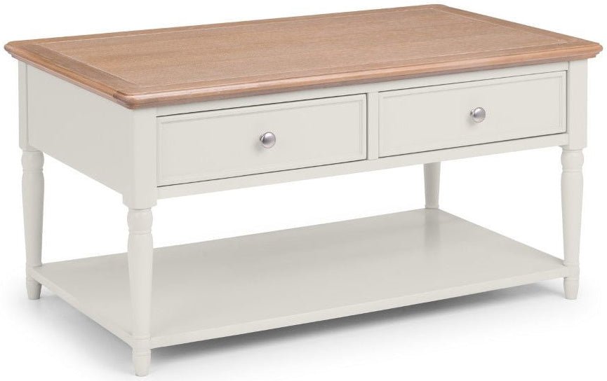 Provence 2 Drawer Coffee Table - Julian Bowen