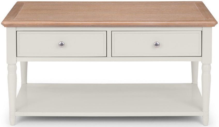 Provence 2 Drawer Coffee Table - Julian Bowen