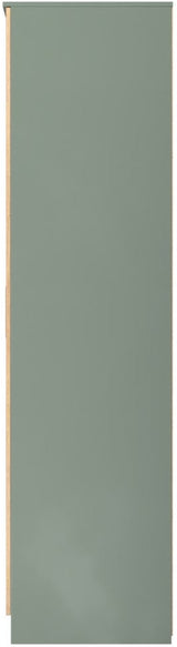 Java Tall Mirrored 2 Drawer 3 Door Triple Wardrobe