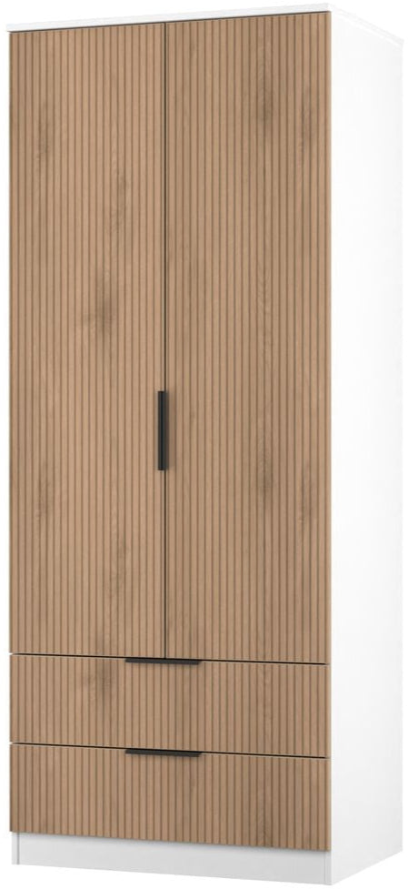 Java 2 Drawer 2 Door Double Wardrobe
